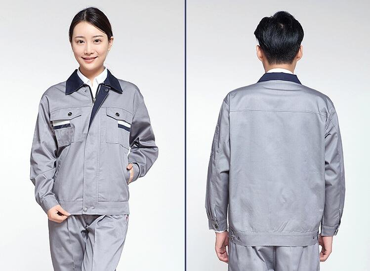 春秋长袖工作服套装4