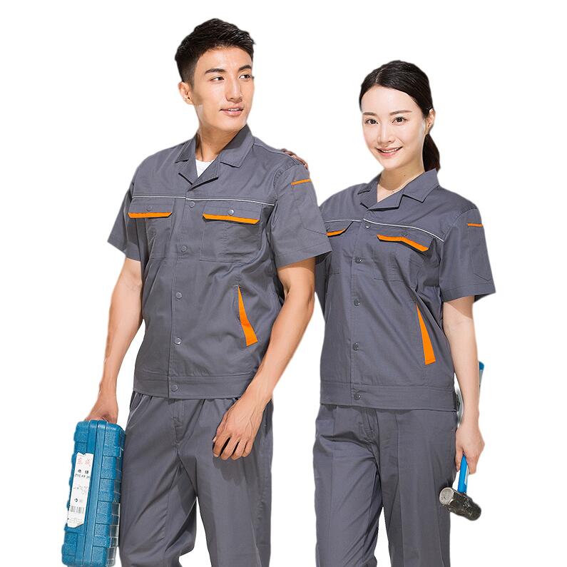 CVC棉短袖工作服3