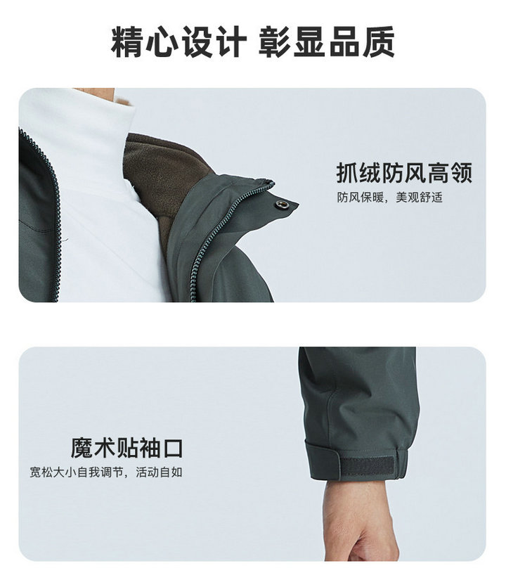 高品质三合一冲锋衣6